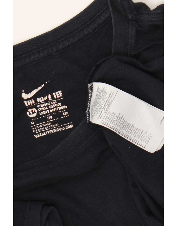 Nike Herren T-Shirt Top 2XL Marineblau Baumwolle