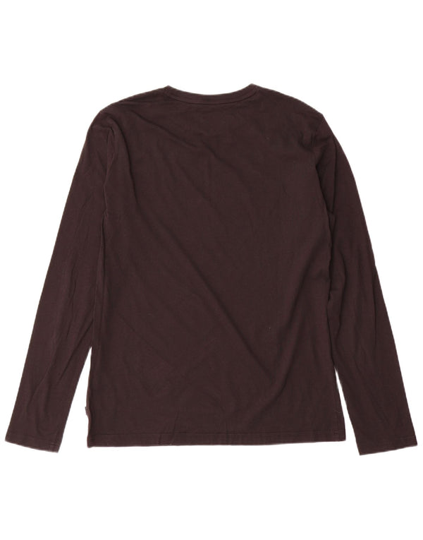 PUMA Jungen Graphic Top Langarm 15-16 Jahre XL Schwarz