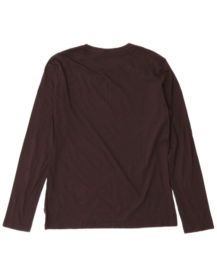 PUMA Jungen Graphic Top Langarm 15-16 Jahre XL Schwarz