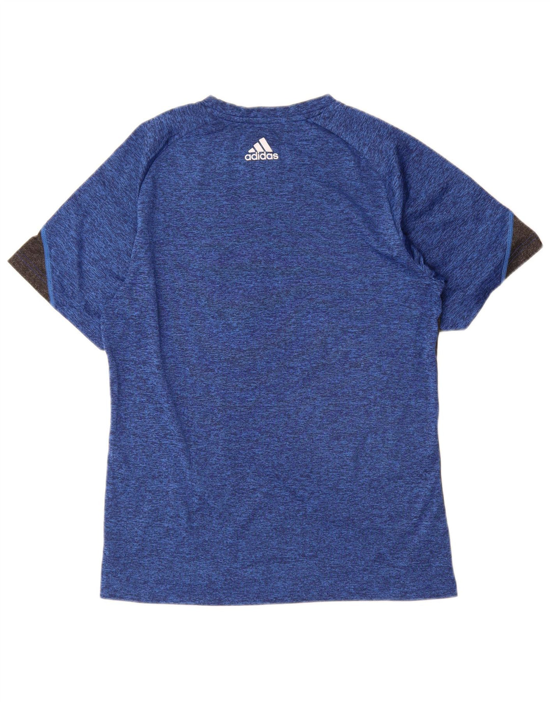 Adidas Herren Climacool Graphic T-Shirt Top Mittelblaues Colourblock-Polyester