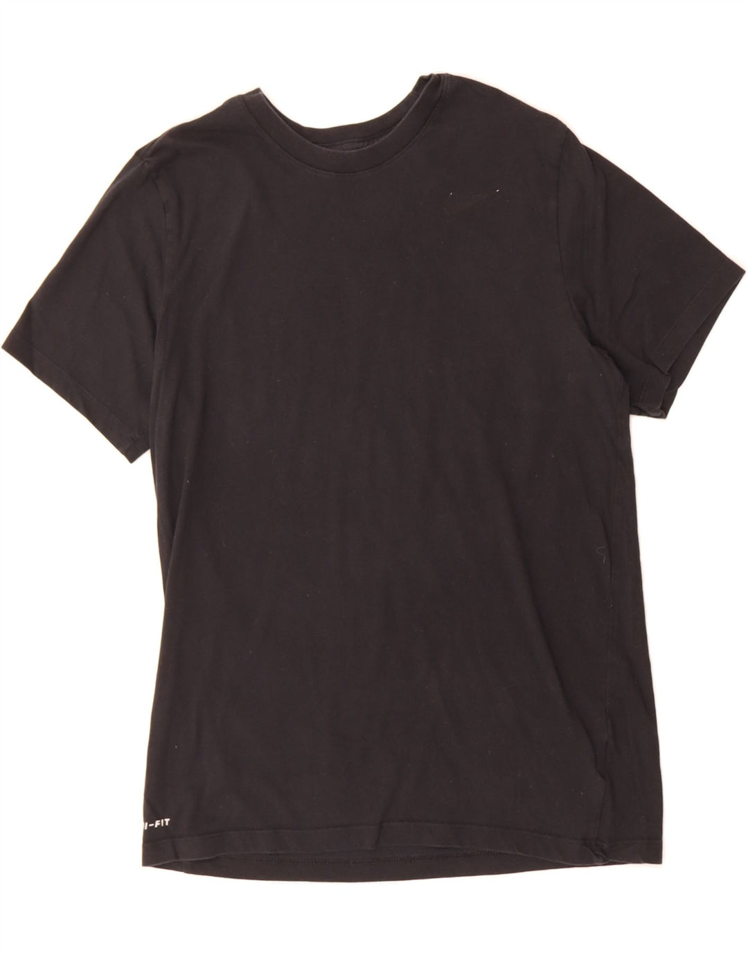 NIKE Mens Dri Fit T-Shirt Top Medium Black Cotton Vintage Nike and Second-Hand Nike from Messina Hembry 
