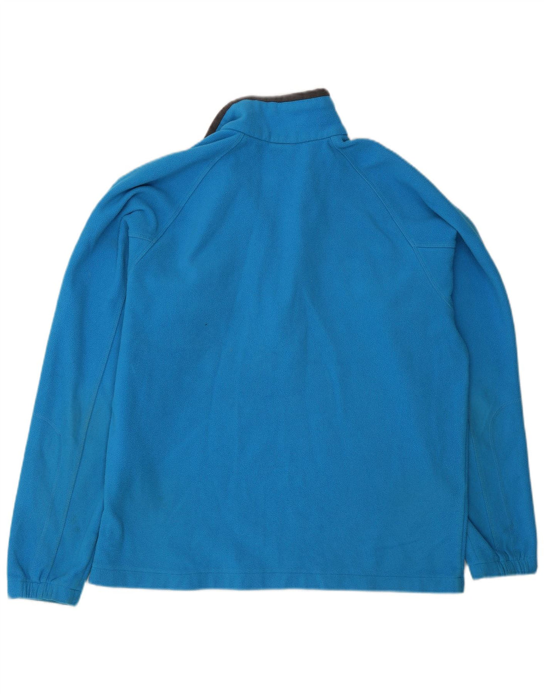 Columbia Herren-Fleecepullover mit Reißverschluss am Hals, großes, blaues Polyester