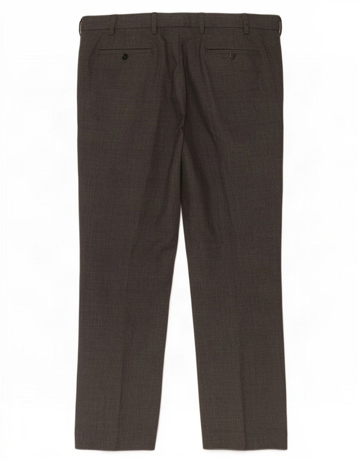 Marks & Spencer Herren-Anzughose, normal, W38, L31, grau, Polyester