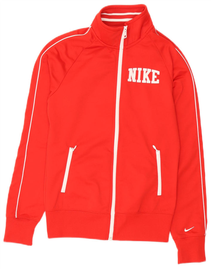 Nike Damen-Trainingsanzugoberteil, UK-Größe 10, Größe S, Rot