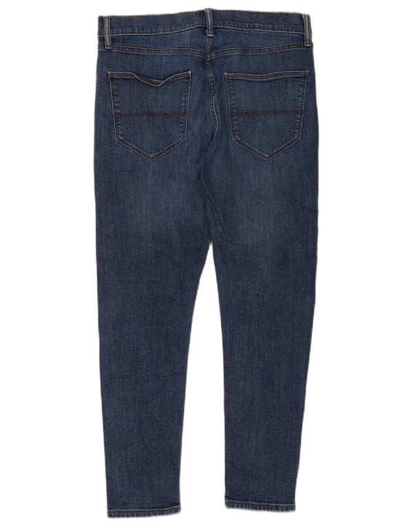 Marks & Spencer Herren Skinny Jeans W32 L29 Blaue Baumwolle