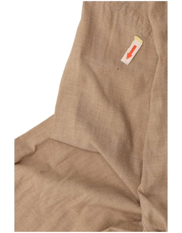 Kappa Herren-Hemd, groß, beige, Baumwolle