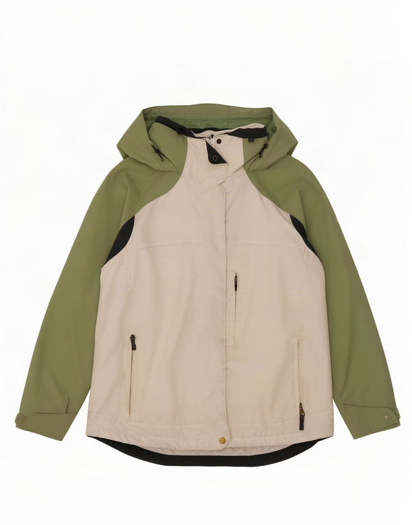 Columbia Damen Interchange Kapuzen-Regenjacke UK 16 Large Weiß