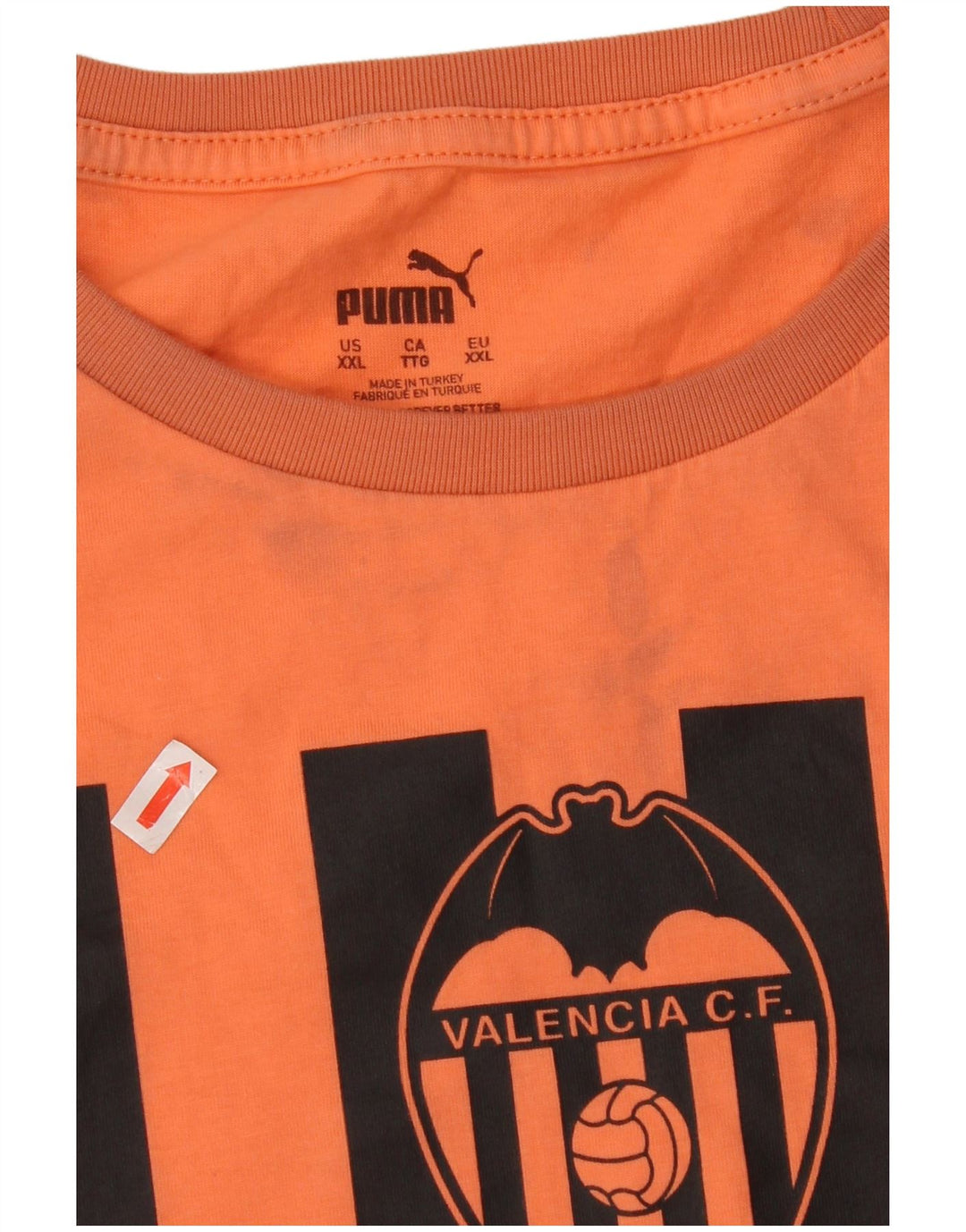 Puma Herren Valencia Graphic T-Shirt Top 2XL Orange