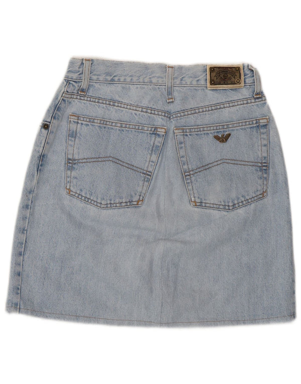 Armani Damen Jeansrock W26 Small Blau