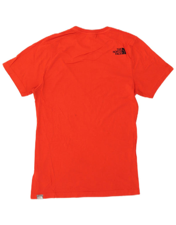 The North Face Herren-T-Shirt mit Grafik, XS, rote Baumwolle