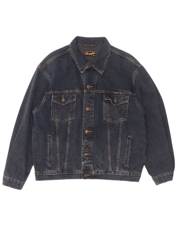 Wrangler Herren Jeansjacke UK 42 XL Blaue Baumwolle