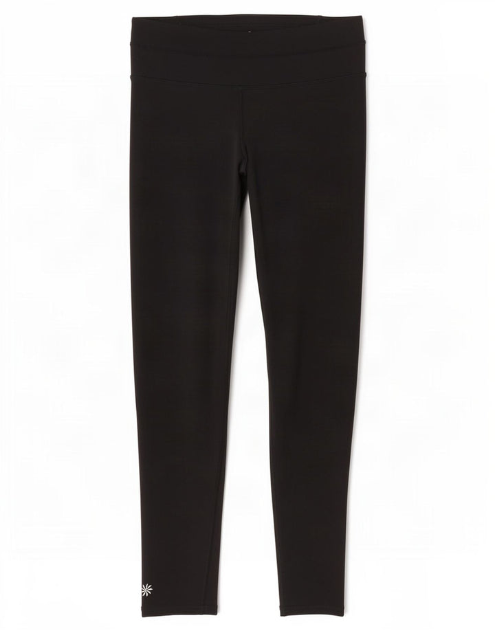 Athleta Damen Leggings UK 6 XS Schwarz Polyester