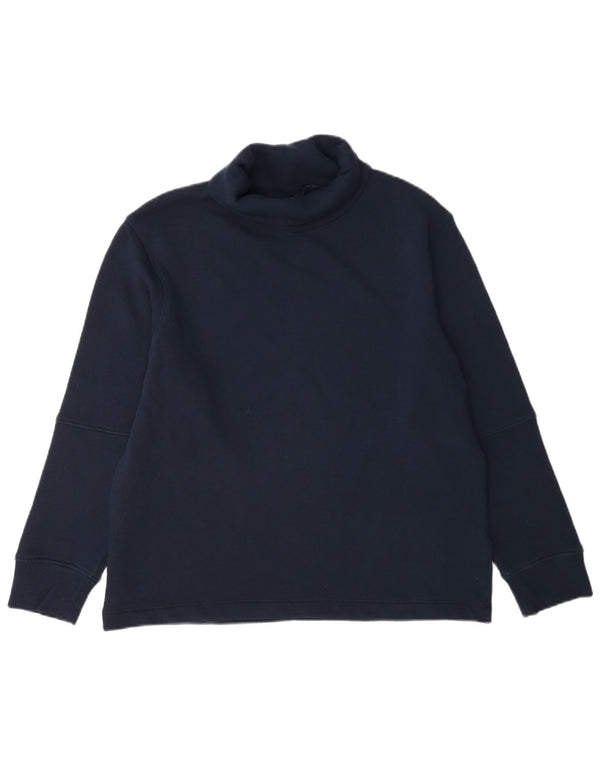 Marks & Spencer Damen-Sweatshirt mit Rollkragen, Gr. 12, mittleres Marineblau