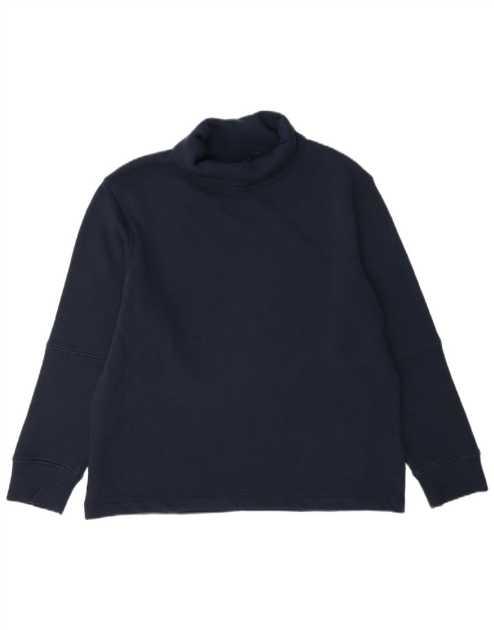 Marks & Spencer Damen-Sweatshirt mit Rollkragen, Gr. 12, mittleres Marineblau