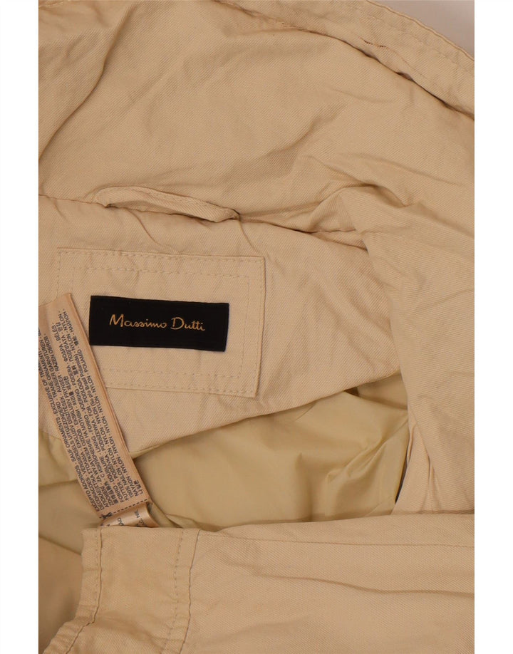 Massimo Dutti Damen-Parka mit Kapuze, Gr. 10, Größe S, Beige