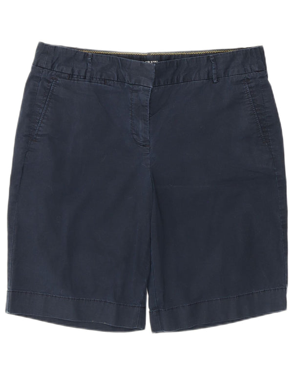 J. CREW Damen Chinoshorts US 6 Medium W32 Marineblaue Baumwolle