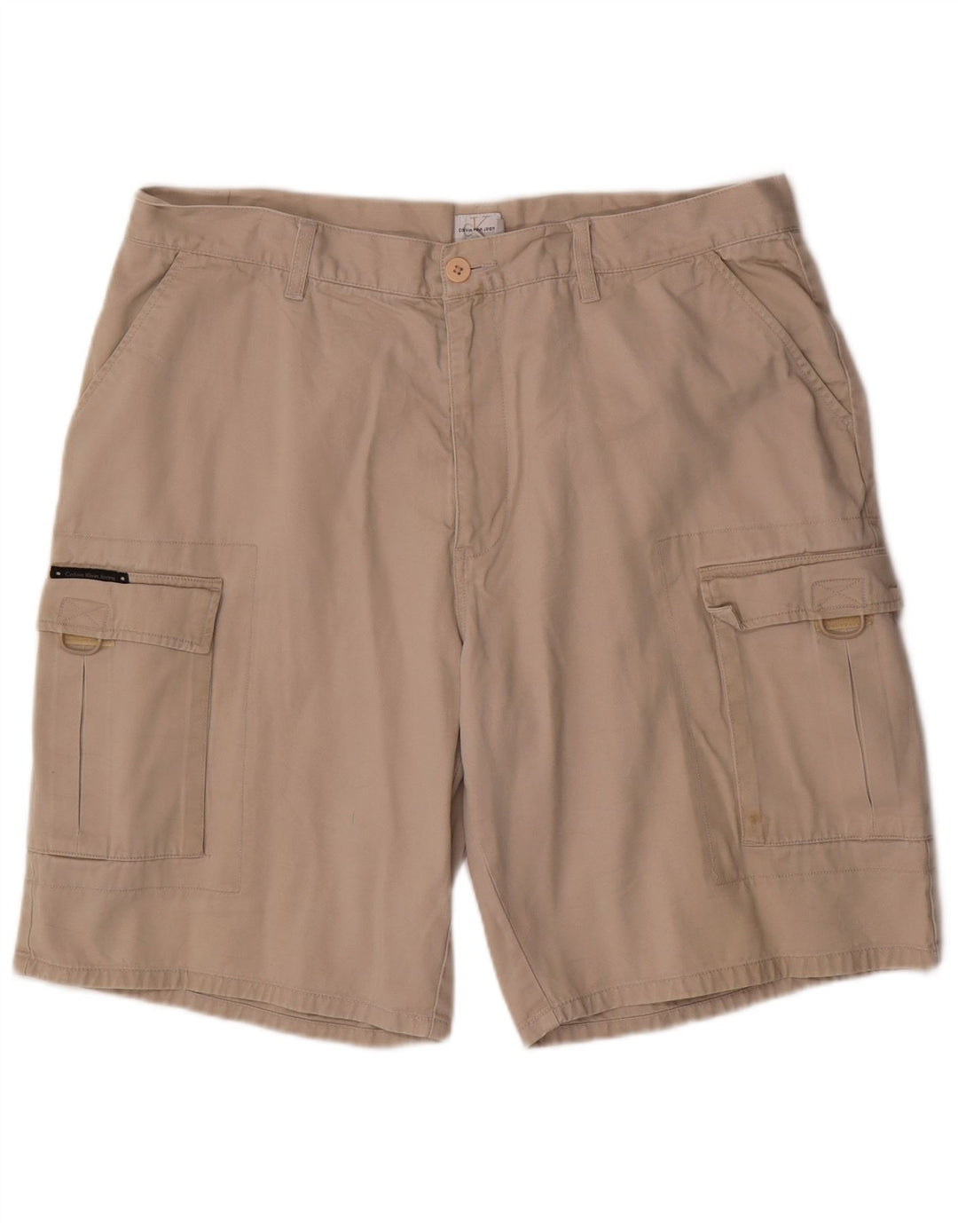 Calvin Klein Herren Cargoshorts W38 XL Beige Baumwolle