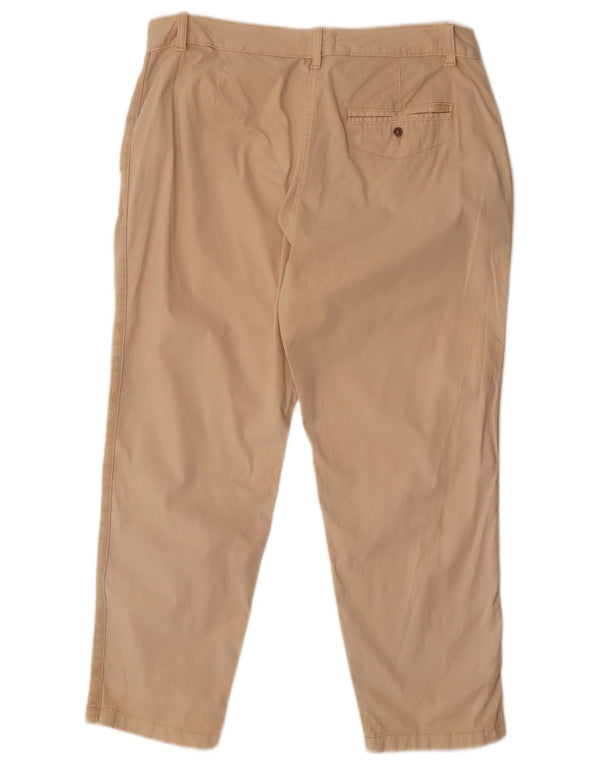 Marks & Spencer Damen Tapered Cropped-Hose UK 16 Large W34 L26 Beige
