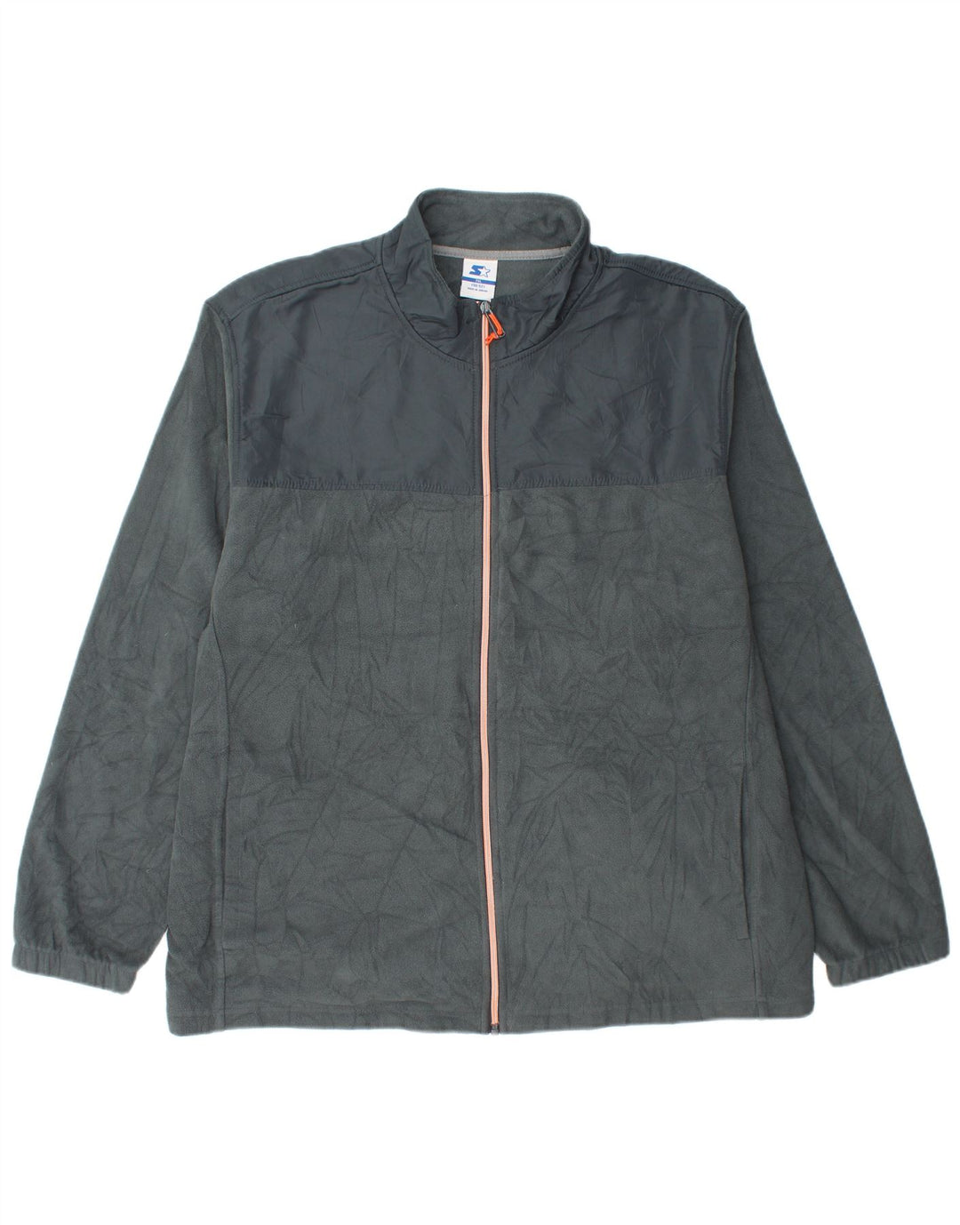 Starter Herren Fleecejacke UK 44 2XL Grau Polyester