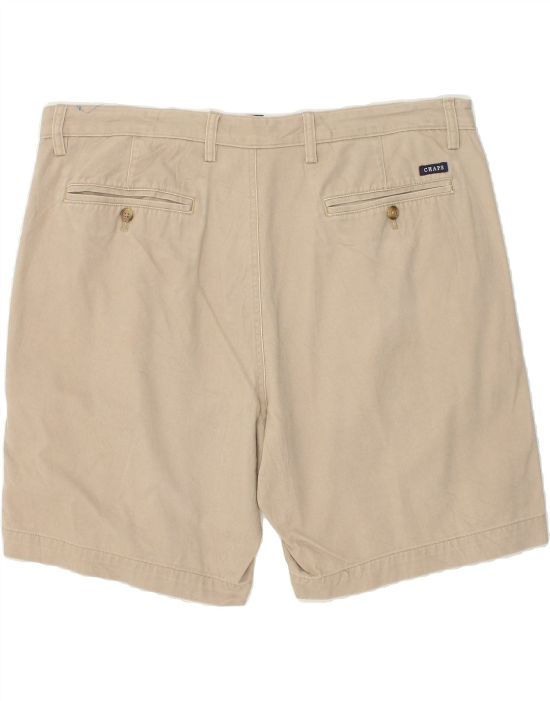 CHAPS Mens Chino Shorts W40 XL  Beige Cotton Vintage Chaps and Second-Hand Chaps from Messina Hembry 
