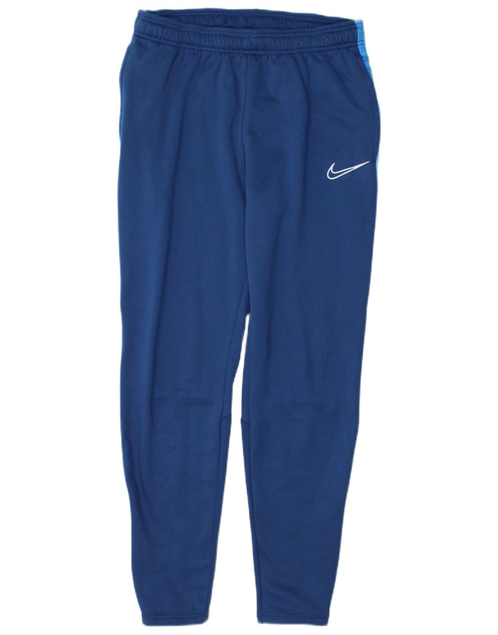 Nike Herren Dri Fit Trainingshose Mittelblaues Colourblock-Polyester