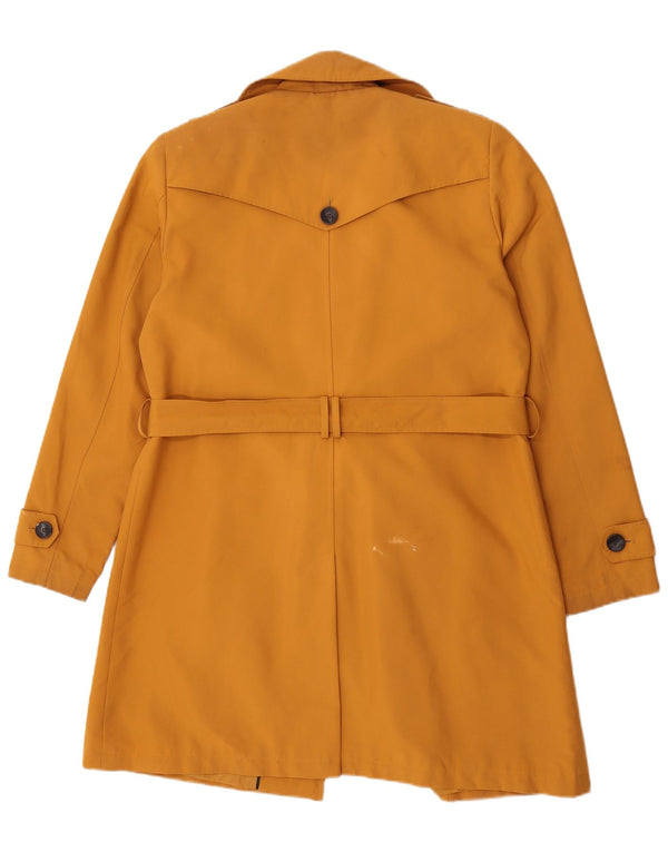 Marks & Spencer Herren Trenchcoat UK 16 Large Orange Polyester