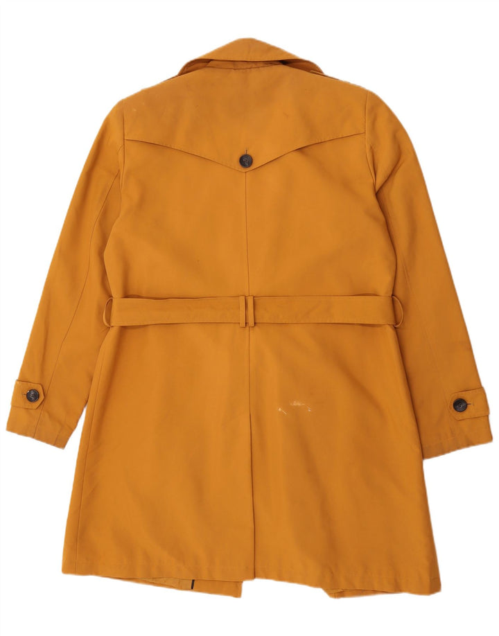 Marks & Spencer Herren Trenchcoat UK 16 Large Orange Polyester