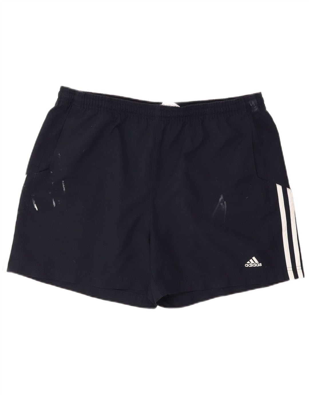 Adidas Damen Sportshorts UK 18 XL Marineblau Polyester