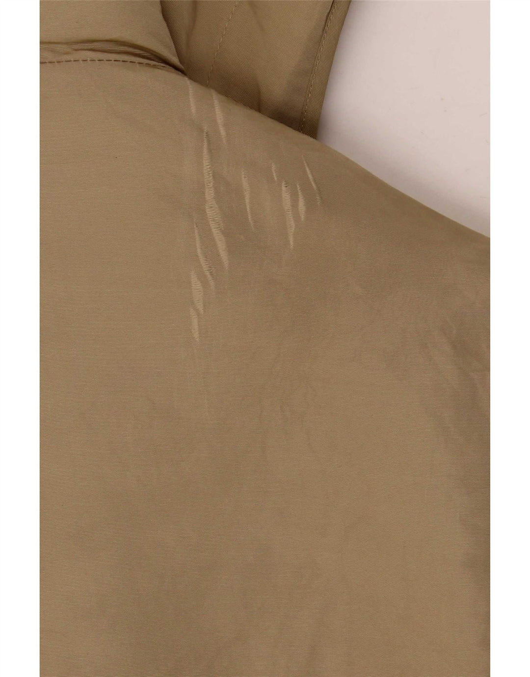Massimo Dutti Damen Parka mit Kapuze, übergroß, Gr. 6, XS, Khaki