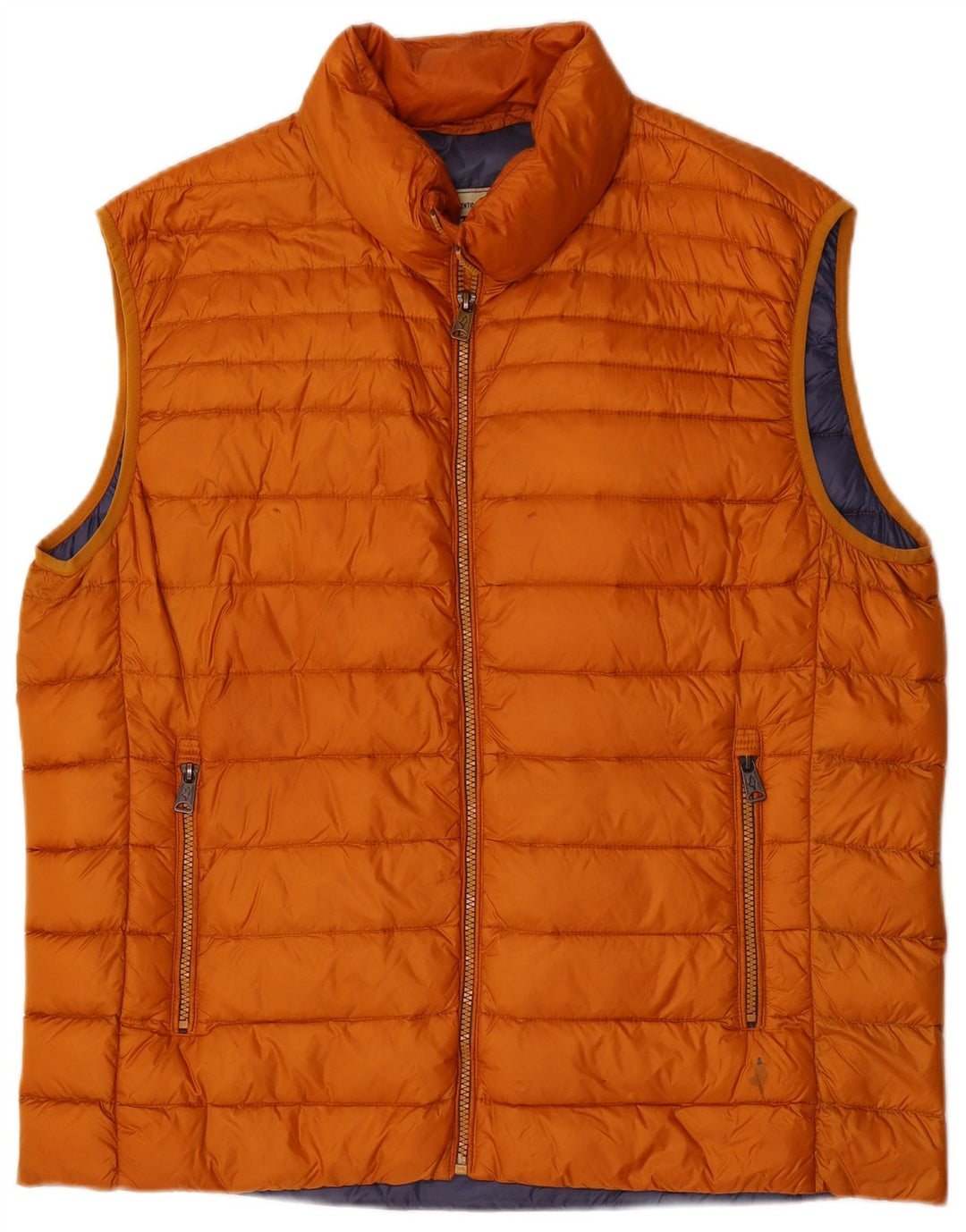Marlboro Classics Herren Wattierte Weste UK 44 2XL Braunes Polyamid