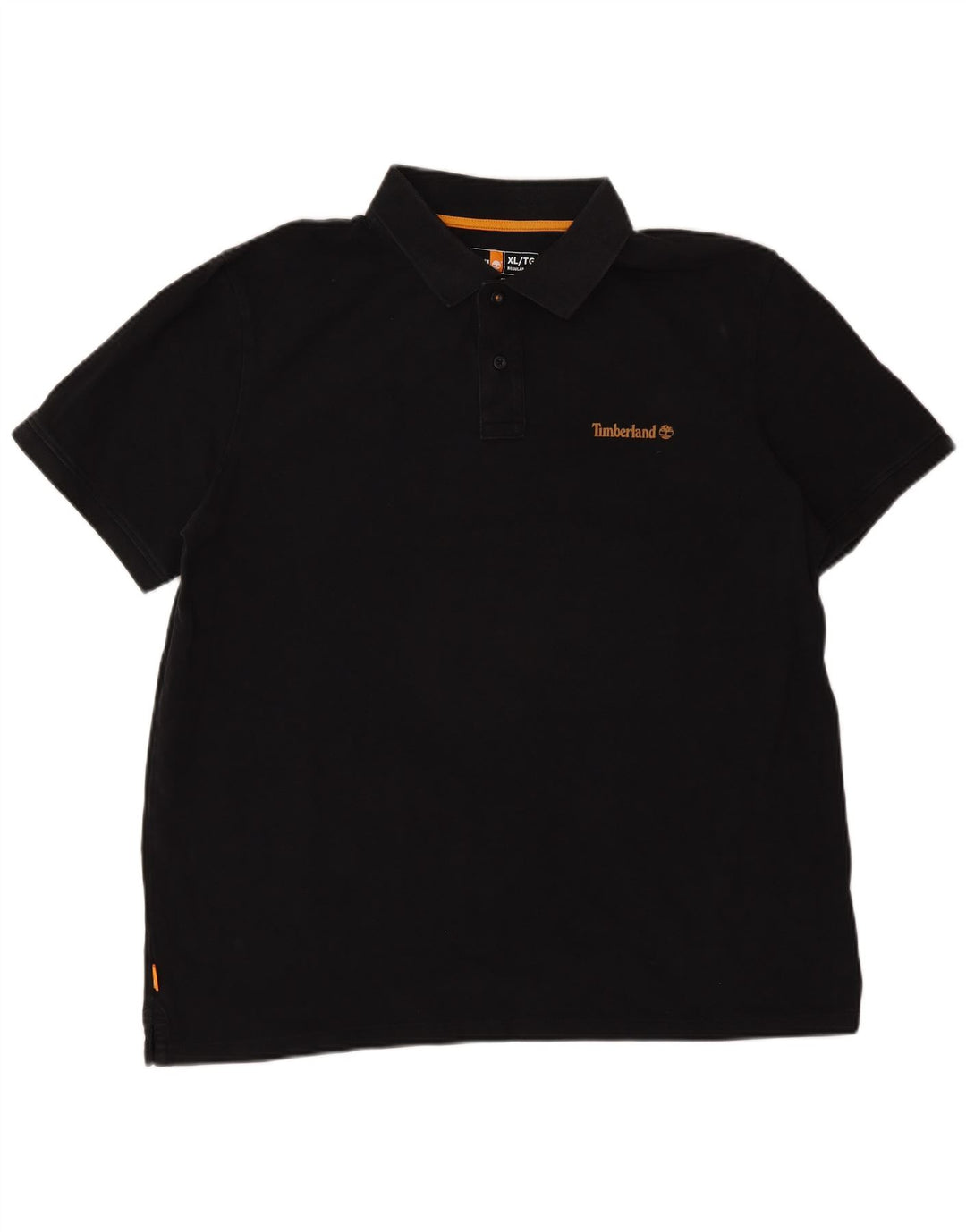 Timberland Herren Regular Fit Poloshirt XL Schwarz Baumwolle