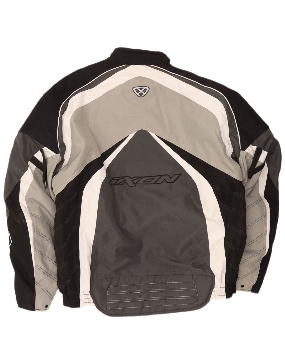 Ixon Herren Graphic Racer Jacke UK 50 5XL Grauer Farbblock