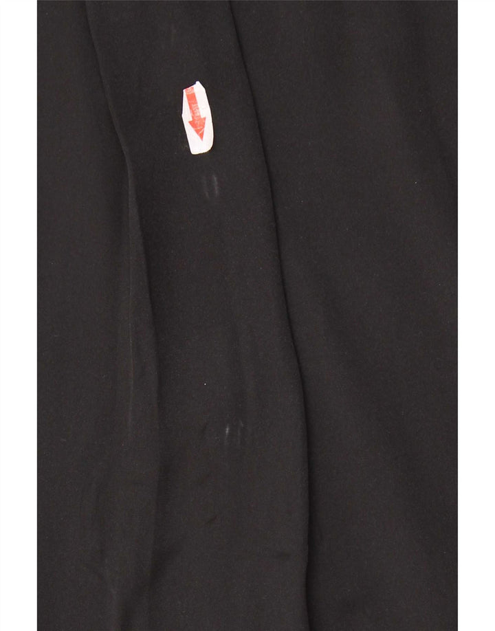 Übergroße Hemdbluse für Damen von Zara, Gr. 10, Größe S, Schwarz, Polyester