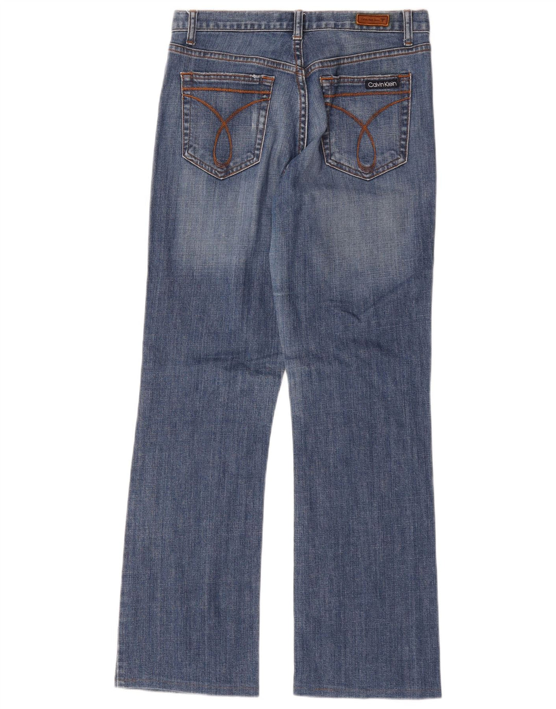 Calvin Klein Damen Bootcut Jeans US 6 Medium W32 L31 Blaue Baumwolle