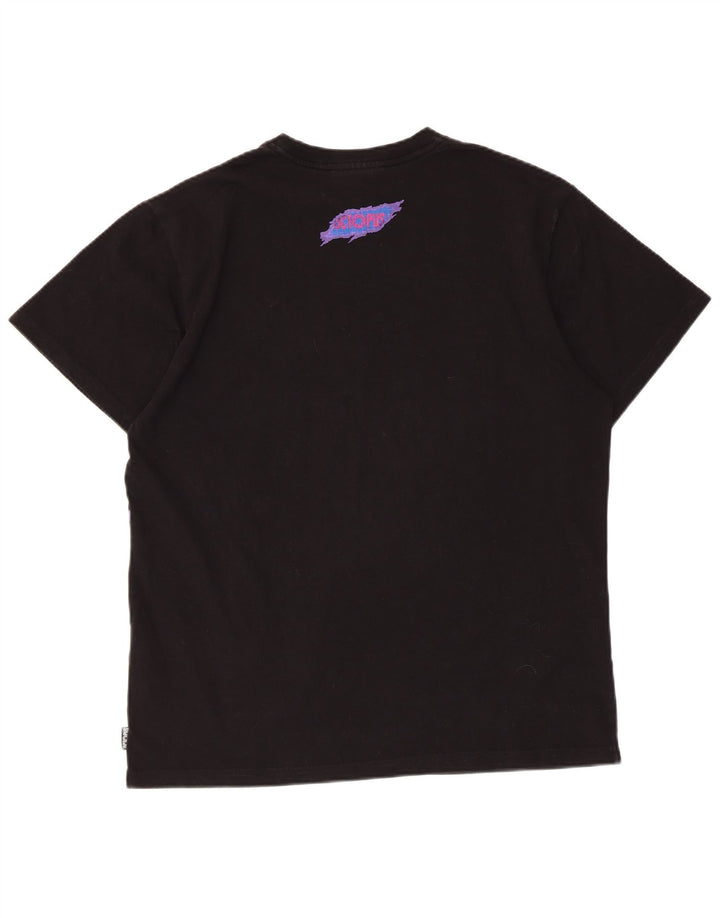 Octopus Herren-T-Shirt mit Grafik, mittelgroß, Schwarz