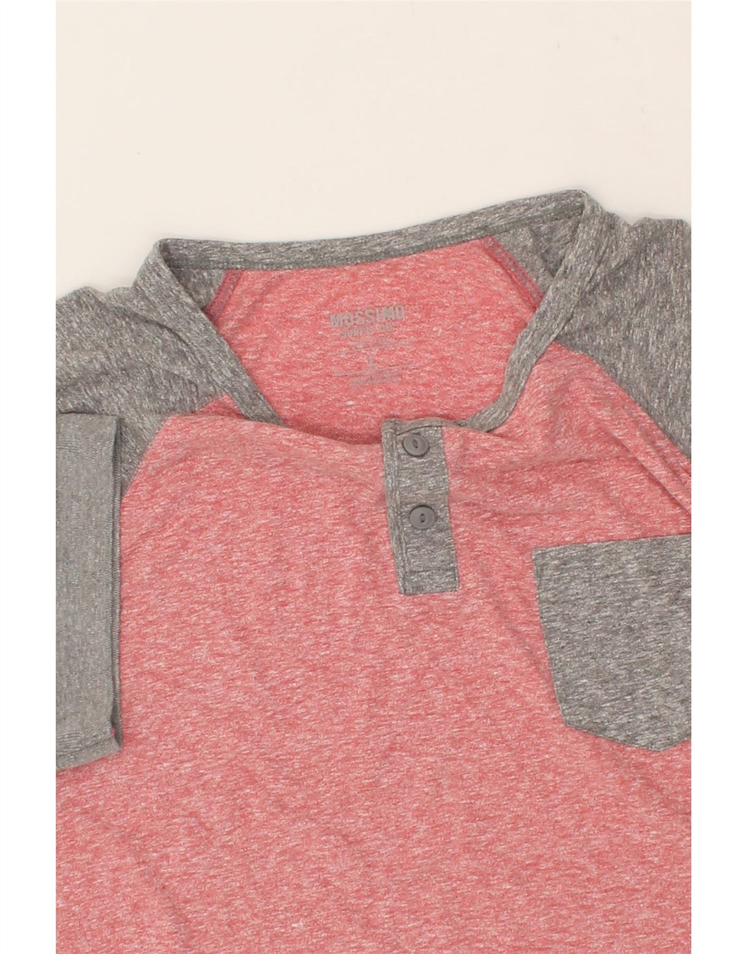 MOSSIMO Mens T-Shirt Top Large Pink Flecked Polyester Vintage Mossimo and Second-Hand Mossimo from Messina Hembry 