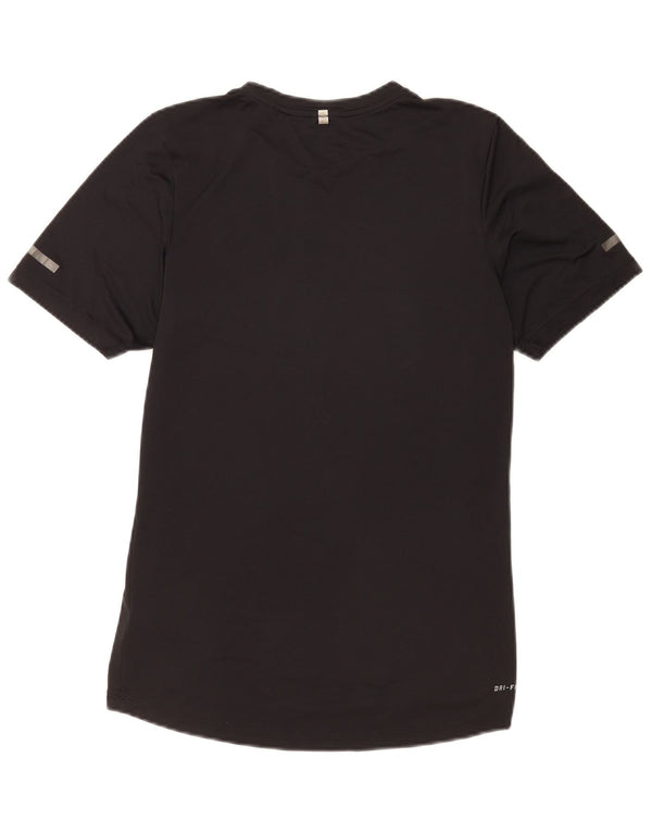Nike Herren Dri Fit Graphic T-Shirt Top Small Schwarz Polyester