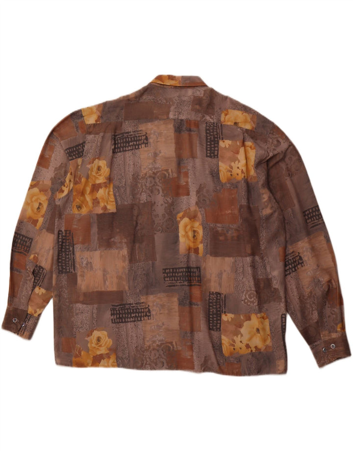 Angelo Litrico Herrenhemd, Größe 45/46, 2XL, mehrfarbig, Patchwork-Viskose