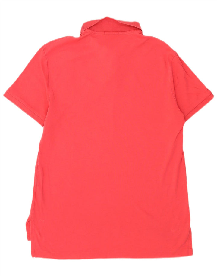 Polo Ralph Lauren Herren-Poloshirt aus mittelroter Baumwolle