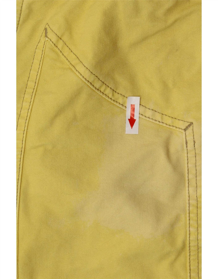 Jeckerson Herren Bermudashorts W34 Große gelbe Baumwolle