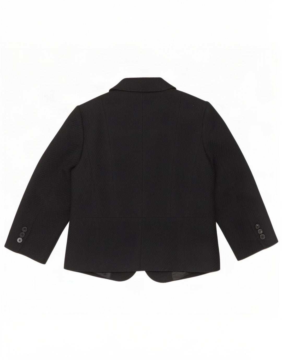 Marks & Spencer Damen-Blazerjacke mit 3/4-Ärmeln und 5 Knöpfen, Gr. 16, Schwarz