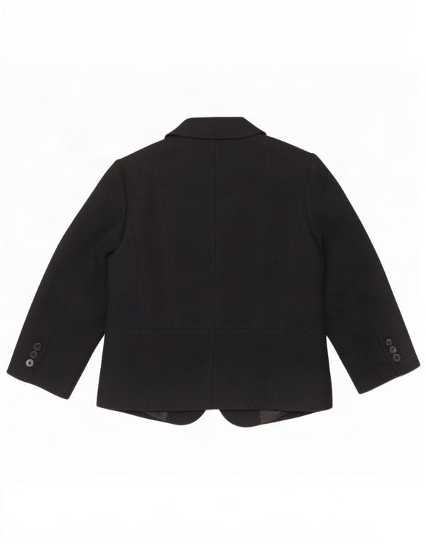 Marks & Spencer Damen-Blazerjacke mit 3/4-Ärmeln und 5 Knöpfen, Gr. 16, Schwarz