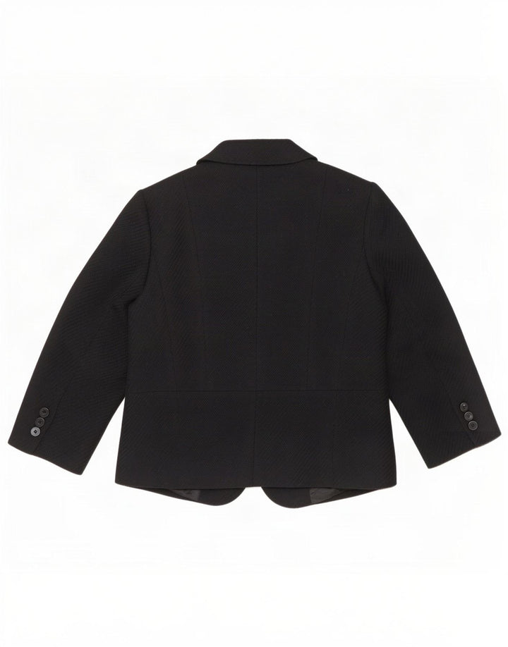 Marks & Spencer Damen-Blazerjacke mit 3/4-Ärmeln und 5 Knöpfen, Gr. 16, Schwarz