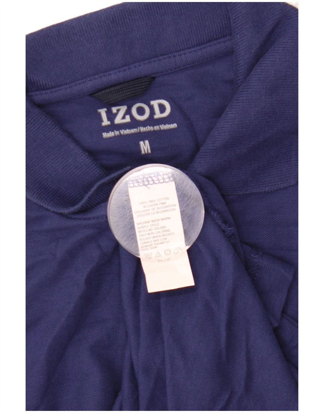 Izod Herren-Poloshirt aus mittlerer marineblauer Baumwolle