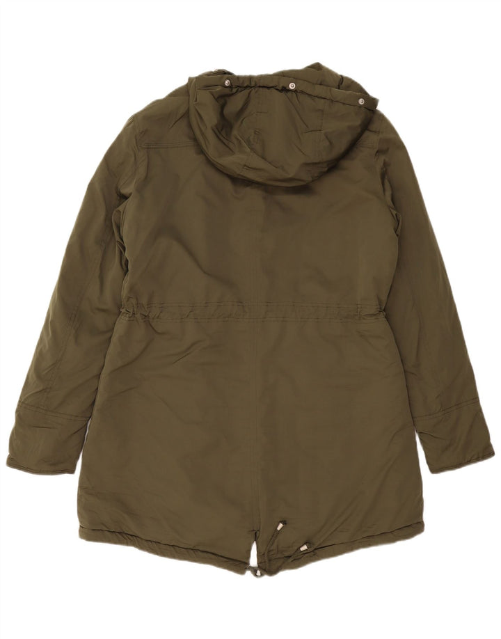 Champion Damen-Parka mit Kapuze, UK 18, XL, Khaki, Polyester