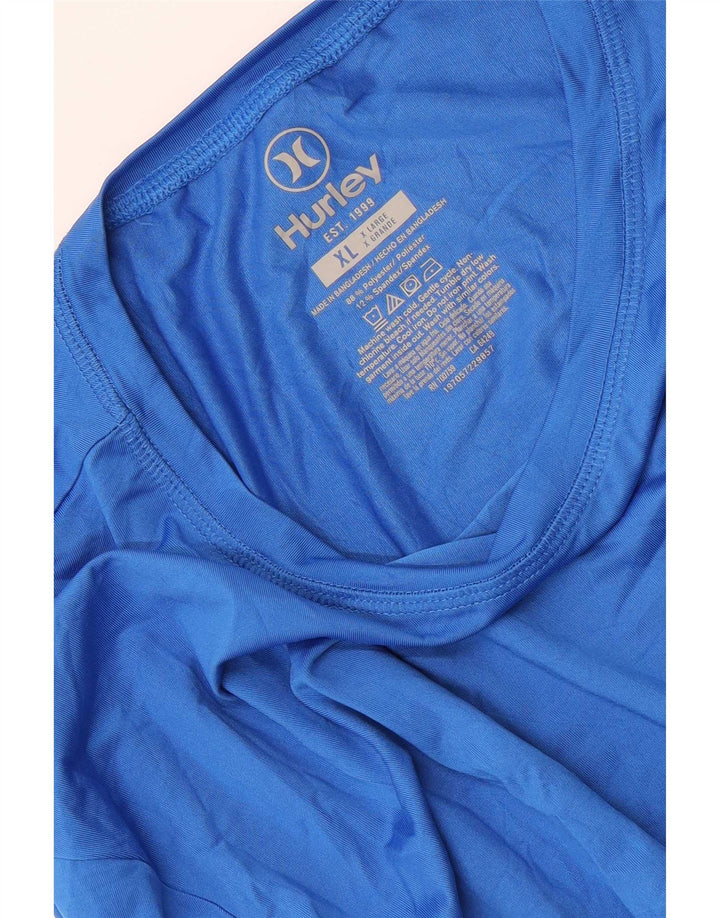 Hurley Herren Graphic Top Langarm XL Blau Polyester