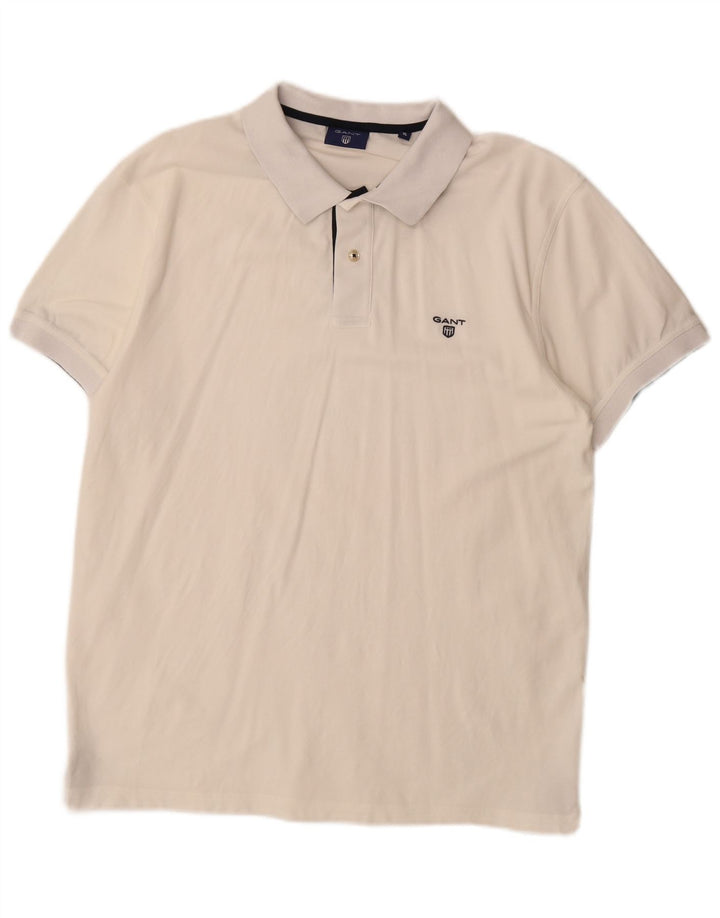 Gant Herren Poloshirt XL Weiß