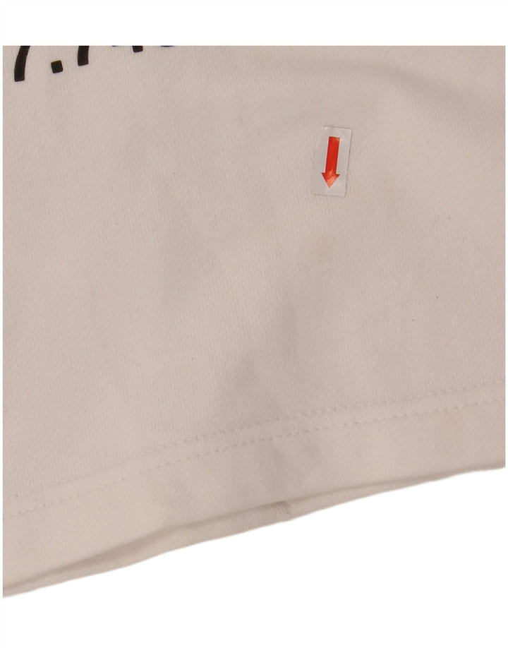 THE NORTH FACE Damen-Pullover mit übergroßem grafischem Crop-Hoodie, Gr. 6, XS, Weiß