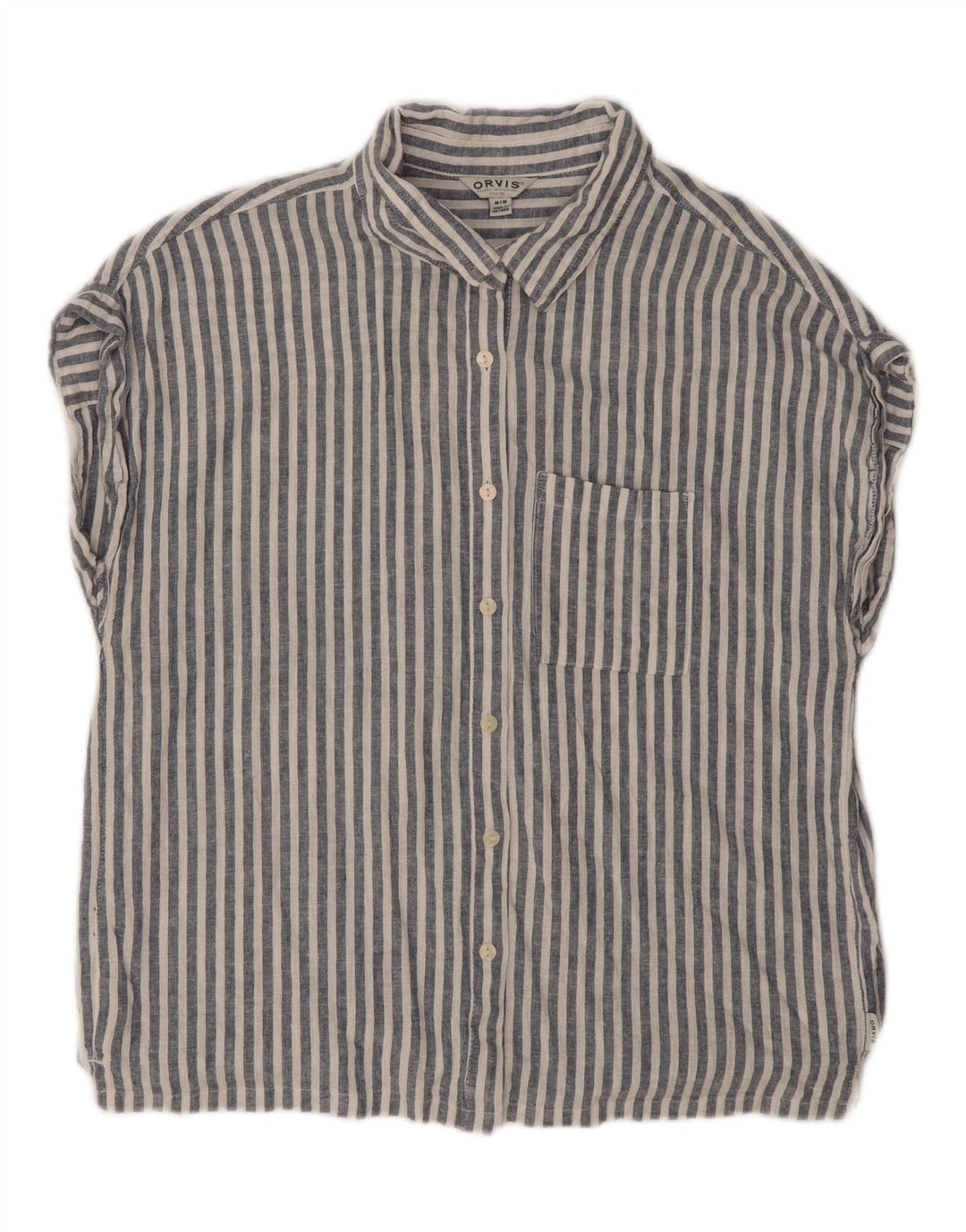 Womens Short Sleeve Shirt Blouse UK 14 Medium Vintage Orvis and Second-Hand Orvis from Messina Hembry 