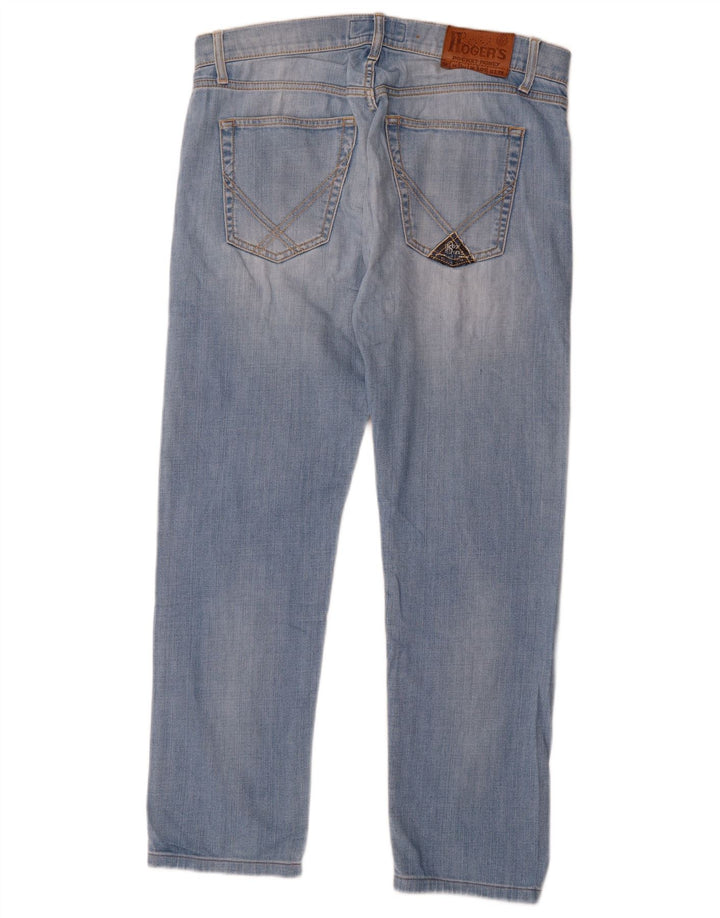 Roy Rogers Herren Straight Jeans W34 L30 Blaue Baumwolle